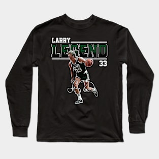 Larry Bird Legend Air Bird Basketball Signature Vintage Retro 80s 90s Bootleg Rap Style Long Sleeve T-Shirt